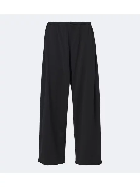 Pantaloni Kiko Kostadinov din jerseu negru