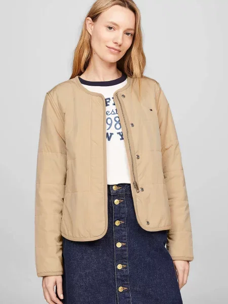 Куртка Tommy Hilfiger з джерсі бежева