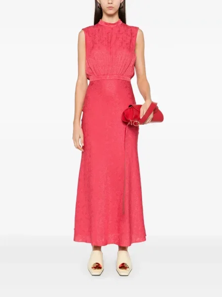 Rochie maxi Saloni de costum roz