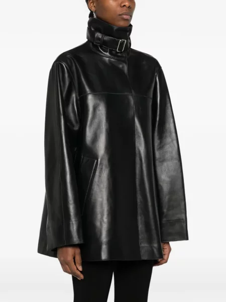 Geanta de piele Arma negru