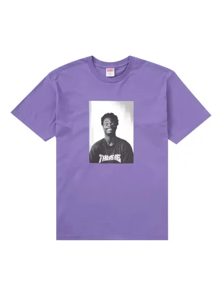Tricou Supreme cu imagine violet
