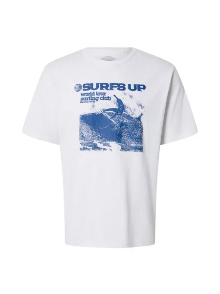 JACK & JONES Tricou JPRBLUocean albastru închis alb