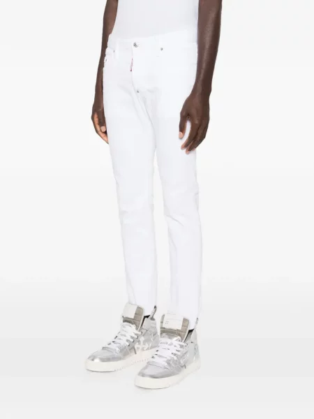 Blugi skinny Dsquared2 alb