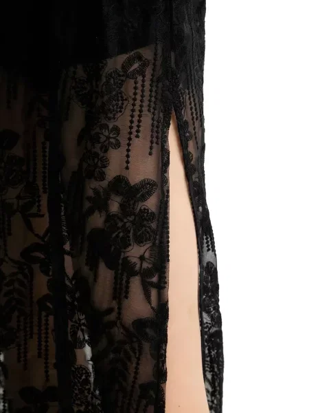 Rochie Ermanno Scervino din dantelă de costum negru