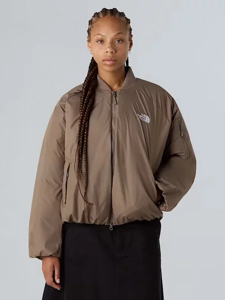 Бомбер The North Face Choqa коричневий