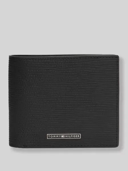 Tommy Hilfiger Portfel Th Business Saffiano Cc And Coin czarny