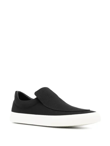 Sneakerși James Perse din canvas negru