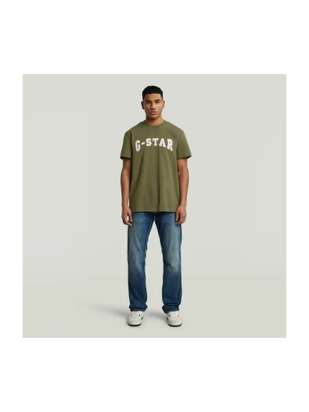 Tricou G-star Raw din fetru verde