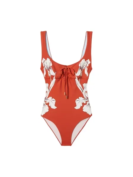 Strój kąpielowy La Doublej bez rękawów pomarańczowy