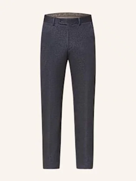 Digel Spodnie Garniturowe Sergio Regular Fit Z Dżerseju blau