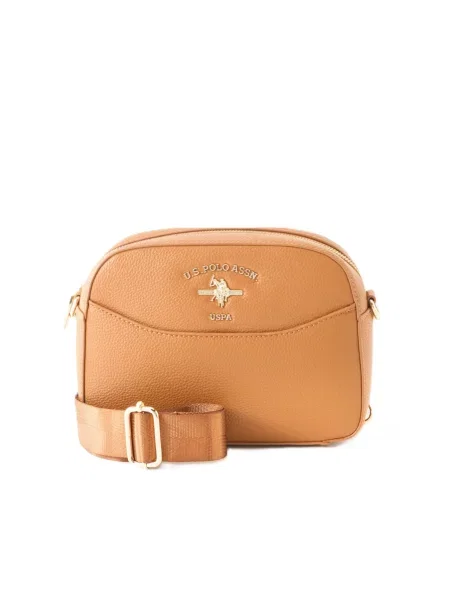 U.S. POLO ASSN. Geantă de umăr STANFORD deschis maro