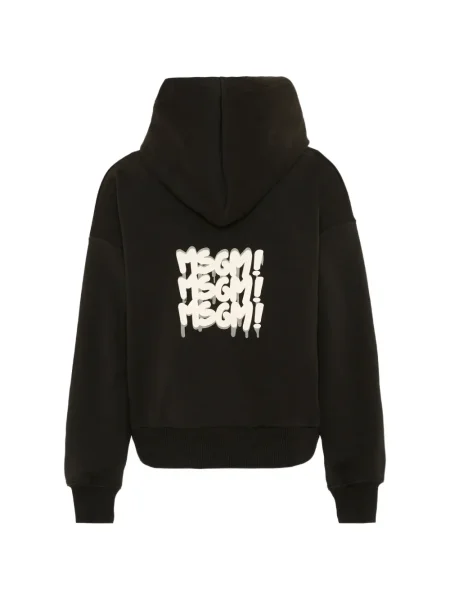 Bluza z kapturem dziecięca Msgm czarna