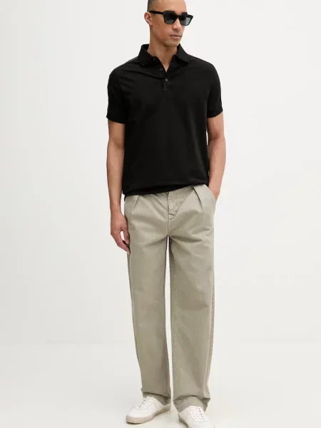 Tricou polo Karl Lagerfeld negru