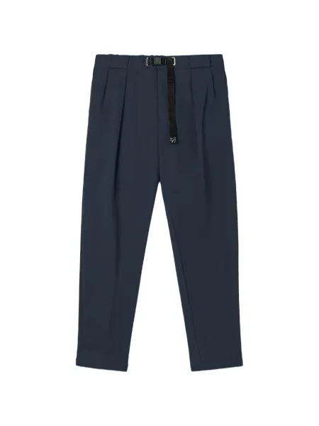 Cu centură pantaloni White Sand alb