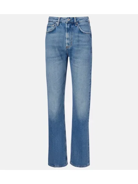 Proste jeansy Citizens Of Humanity z niską talią niebieskie