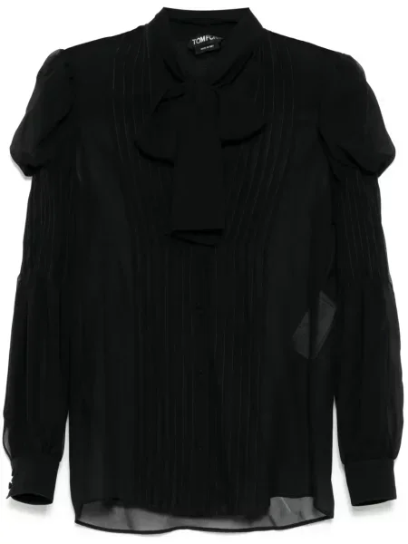 Jedwabna koszula Tom Ford czarna