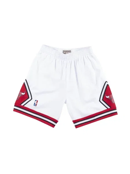Spodenki sportowe Mitchell & Ness białe