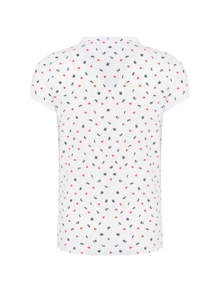 Tricou copii Tommy Hilfiger alb