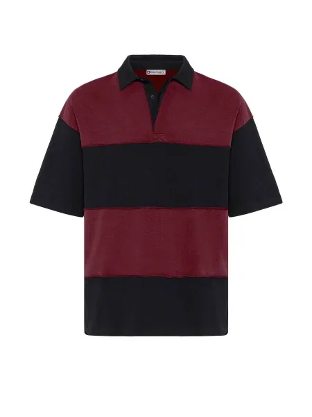 Dandalo Tricou Alex roșu burgundy negru