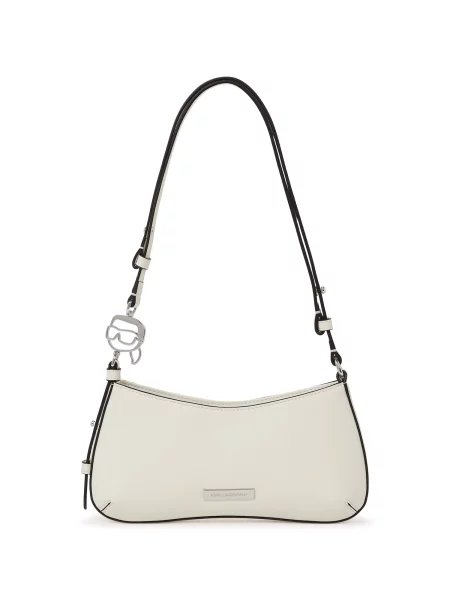 Geanta crossbody Karl Lagerfeld alb