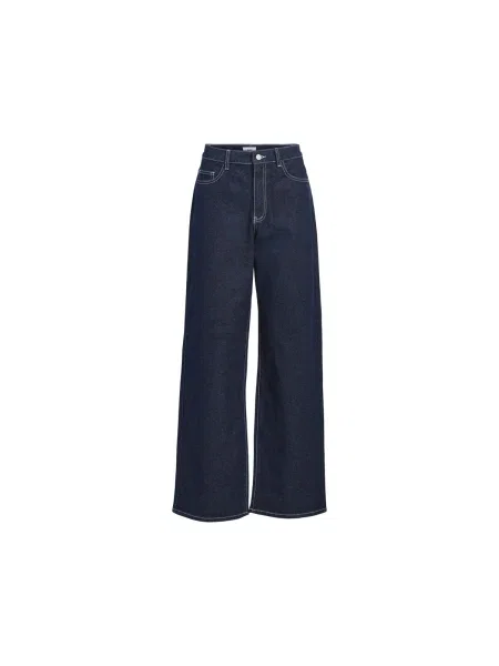 Pantaloni Object albastru