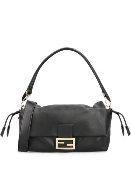 Geantă tip baghetă Fendi din piele negru