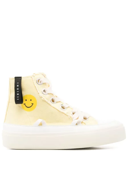 Sneakerși Inuikii zdrențuiți galben