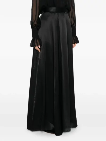 Fustă Temperley London din satin negru