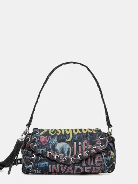 Geanta crossbody Desigual negru