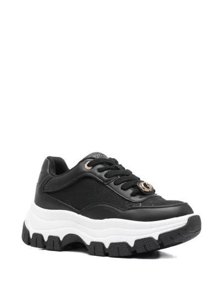 Sneakerși Guess cu autograf negru