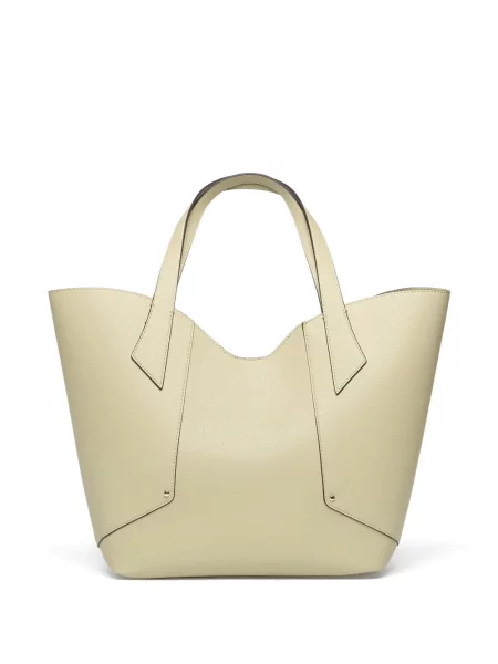 Geantă shopper Guess cu autograf verde