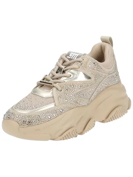 STEVE MADDEN Tenisky Privy / stříbrná béžová