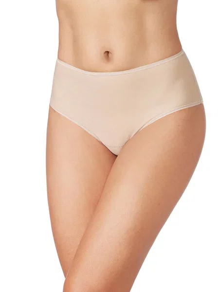 Zd ZERO DEFECTS Chiloți Aurora high waist Organic cotton' bej