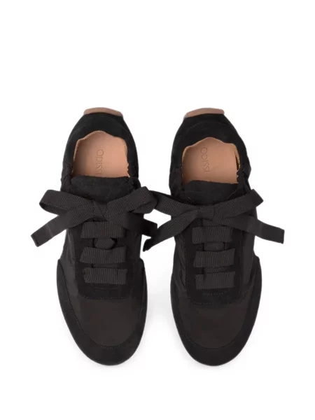 Sneakerși Odissì din dantelă negru