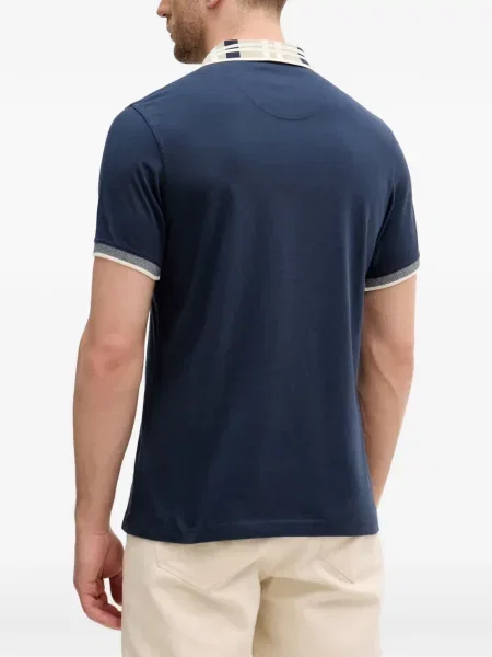 Tricou polo Barbour albastru