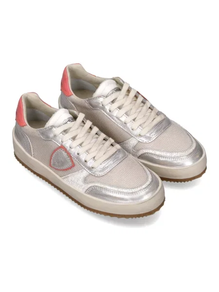 Buty do tenisa Philippe Model skórzane do tenisa beżowe