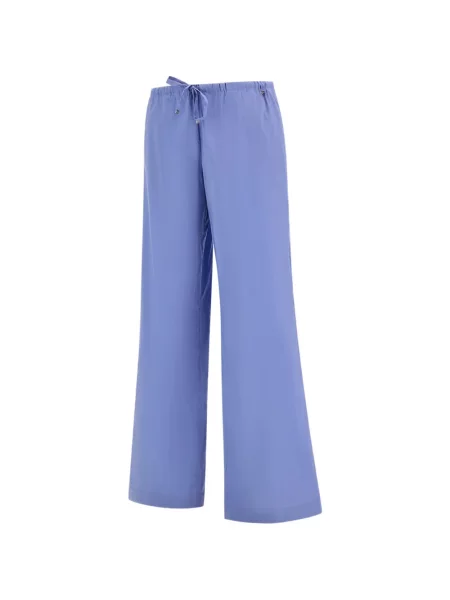 Pantaloni Herno din poplin cu cordon albastru