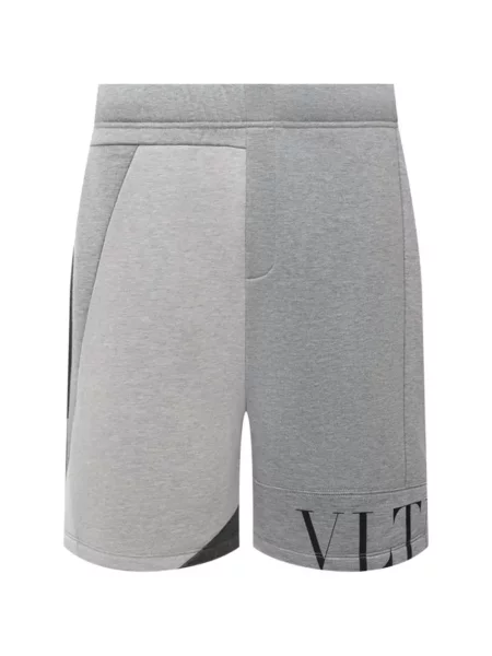 Pantaloni scurți Valentino Garavani cu imagine gri