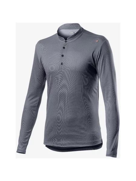 Koszulka z długim rękawem Castelli Tech Henley XS szara
