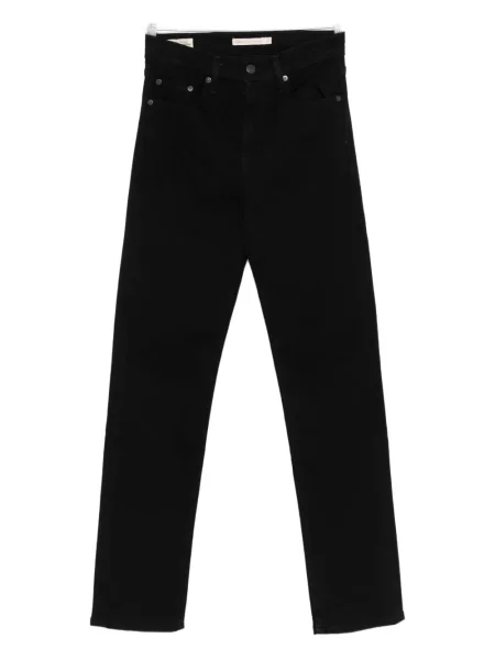 Blugi Levi's® cu imagine cu model leopard din piele negru