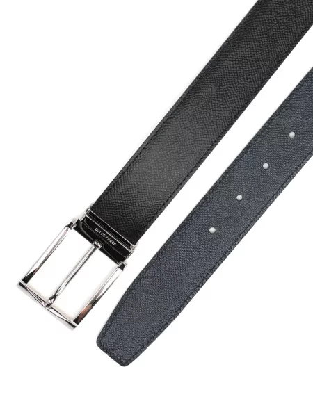 Cu centură reversibil curea Ferragamo din piele negru