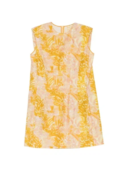 Rochie mini Jnby cu model floral cu imagine galben