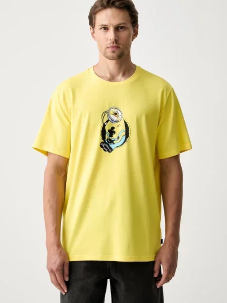 Converse kratka majica x Minions & Monsters rumena