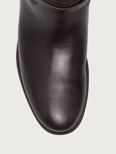 MICHAEL Michael Kors чоботи шкіряні Beverly Flat Boot