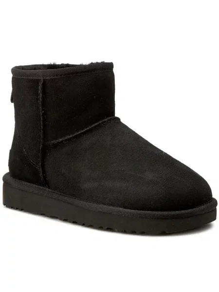Классические мини дутики Ugg черные