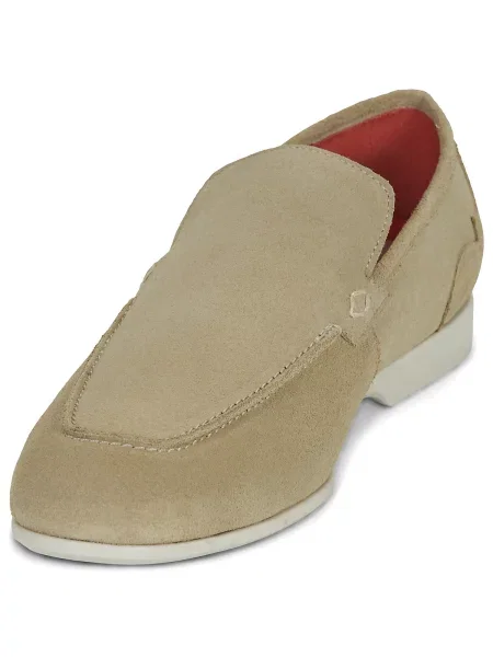 Pantofi Jeffery West din velur bej
