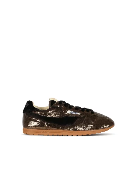 Sneakersy Autry zamszowe brązowe