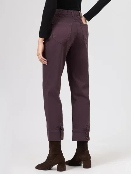 Джинсы Panicale Cashmere бордовые