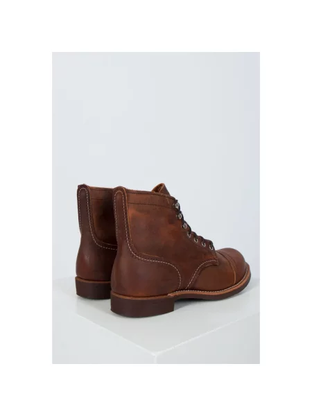 Botki Red Wing Shoes skórzane czerwone