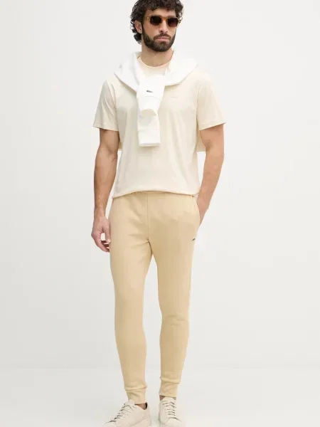 Lacoste basic tričko béžové